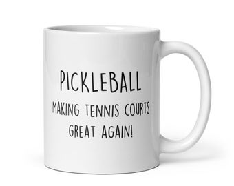 Pickleball Gift Mug-Gift voor Pickleball Player-Fun Coffee Cup voor Pickleball Lover-Pickleball Fanatic Gift-Gift voor Pickleballer-Fun Mug