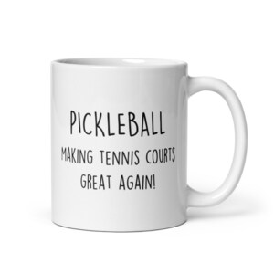 Pickleball Gift Mug-Gift for Pickleball Player-Fun Coffee Cup for Pickleball Lover-Pickleball Fanatic Gift-Gift for Pickleballer-Fun Mug