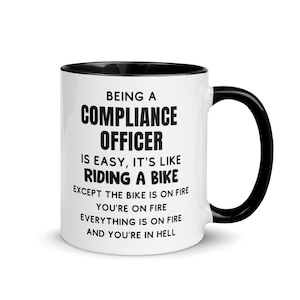 Compliance Officer Gift Coffee Mug for Compliance Officer Funny Coffee Cup for Compliance Officer Risk Manager Gift for Compliance Analyst