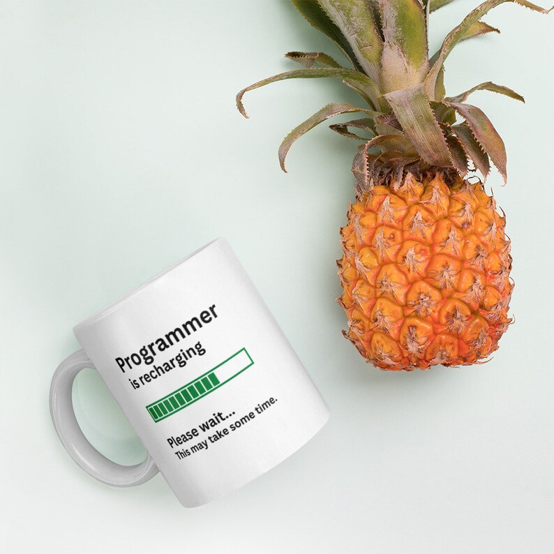 Programmer Mug-Programmer Gift-Funny Programmer Present-Programmer Is Recharging-Programmer Joke Mug-Sarcastic Programmer Gift