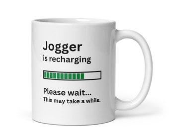 Jogger Gift-Jogger Taza de café-Regalo para Jogger-Running Regalo-Taza sarcástica para Jogger-Fun Runner Regalo Taza de café-Menos de 10-Taza de café para correr