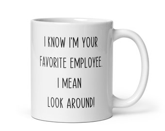 Boss Gift Mug-Gift for Boss-Manager Gift Mug-Gift for Supervisor-Coffee Cup for Boss-Favorite Employee-Sarcastic Coffee Mug Gift Idea