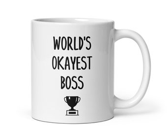 Regalo per il capo, tazza di caffè per l'idea regalo del capo, tazza di caffè per il miglior capo, tazza divertente per il supervisore, miglior regalo del capo, tazza della signora del capo
