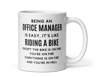 Office Manager Gift Mug-Gift for Office Manager-Fun Coffee Cup for Manager-Manager Gift-Best Manager Gift-Fun Coffee Mug Gift Idea for Boss