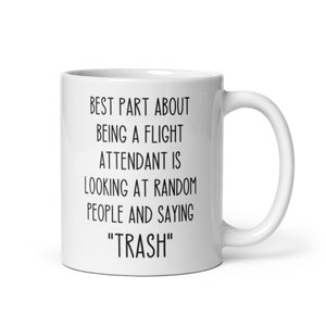 Flight Attendant Gift Mug-Gift for Flight Attendant-Coffee Mug for Flight Attendant-Fun Flight Attendant Gift Idea-Flight Attendant Mug