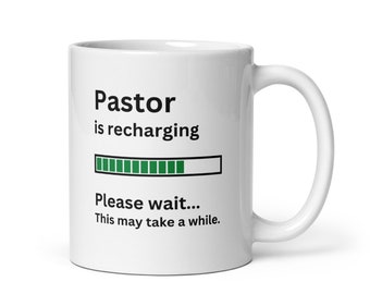 Cadeau de pasteur Tasse à café-Cadeau de prédicateur-Cadeau de chef d’église-Cadeau d’anniversaire de pasteur-Cadeau d’appréciation du pasteur des jeunes-Cadeau de départ du pasteur-Unique