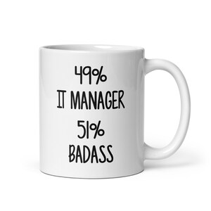 Gerente de TI Regalo Taza-Regalo para Gerente de TI-Divertida taza de café para Gerente de TI-Gerente de café Taza-Gerente de TI Taza-Taza sarcástica
