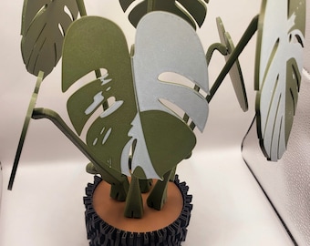 Monstera Plant (Leaf Coasters)