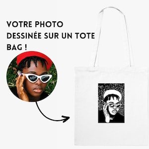 Printing on Tote bag, Tote bag to personalize, Customizable Tote bag, Personalized Tote bag, Original Christmas gift
