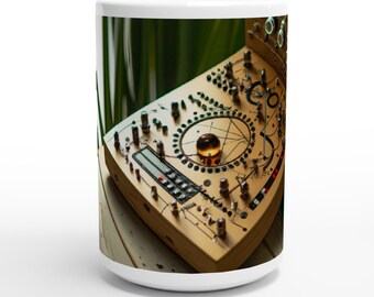 Ceramic Mug : "Make Noise Da Vinci Buchla"