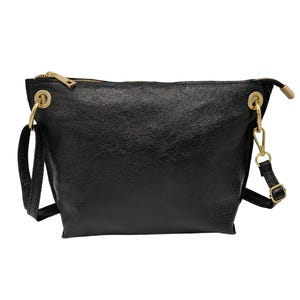 AMI Sac bandoulière cuir vachette ou cuir irisé - couleur au choix