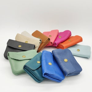 Portefeuille/Porte Carte/Porte-Monnaie en Cuir véritable pour Femme