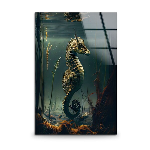 Seahorse Wall Decor Etsy