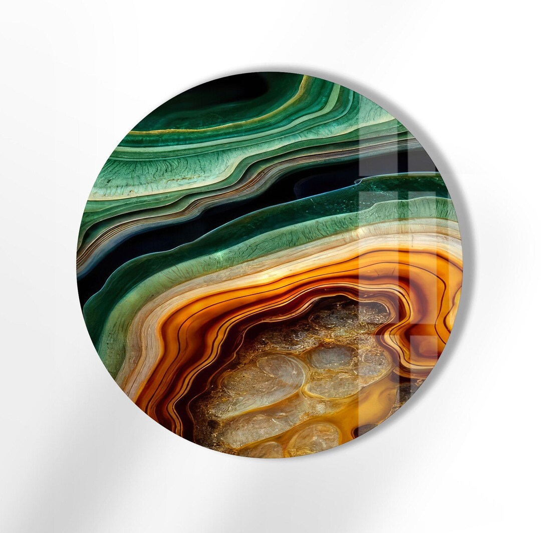 Tempered Glass Wall Artround Wall Art Giftcircle Wall Arttempered