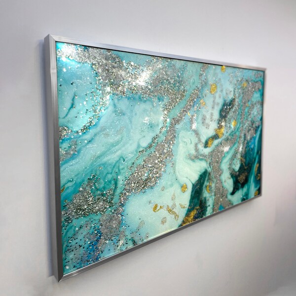 Silver Gold Painting Etsy