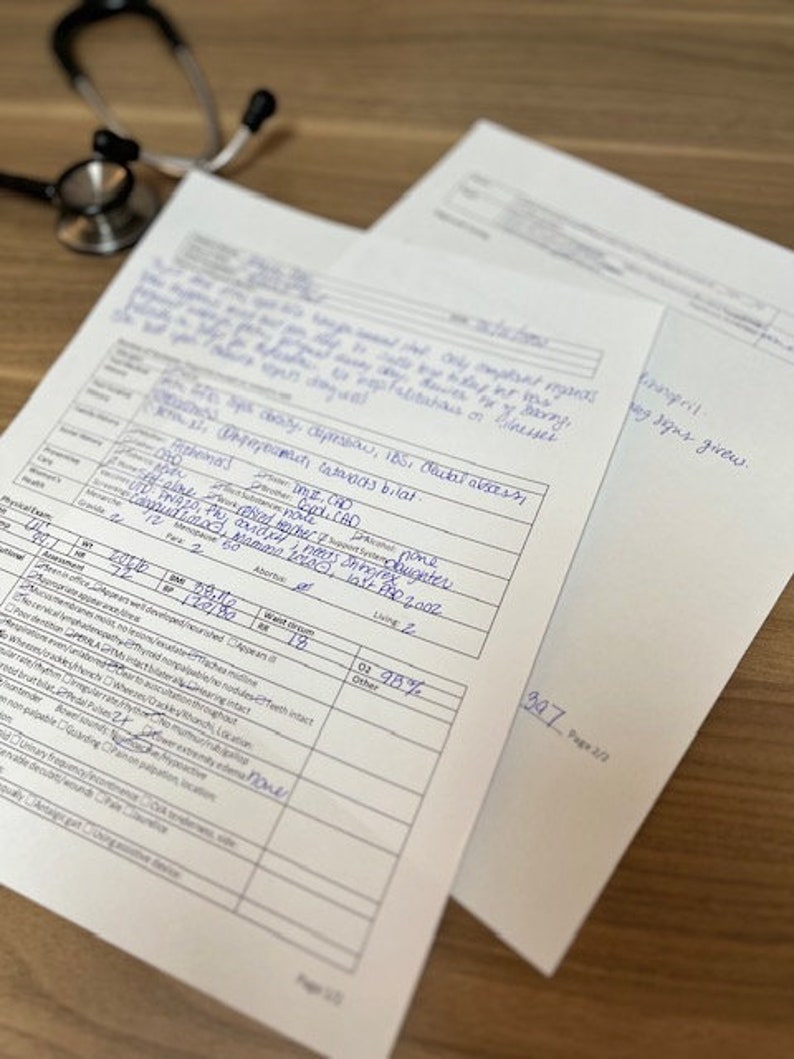 History and Physical SOAP Note Template, Comprehensive Physical