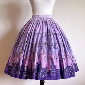 1950’s novelty print skirt