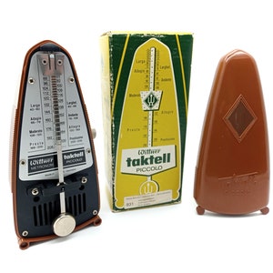 Wittner Taktell Piccolo metronome - Made in W Germany - musician accessory - 50&#39;s