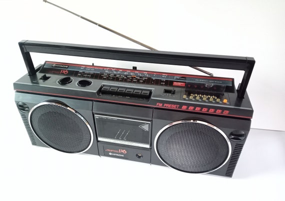 Boombox radio cassette enregistreur HITACHI TRK P6 -  France