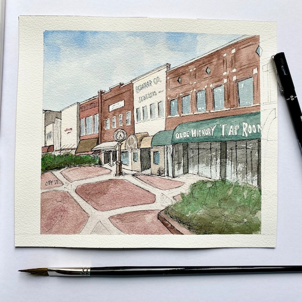 Hickory Nc Painting - Etsy