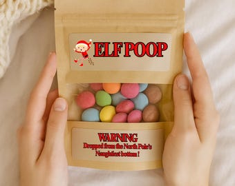 Elf Poop  Christmas funny childrens Gift: Colourful Candy