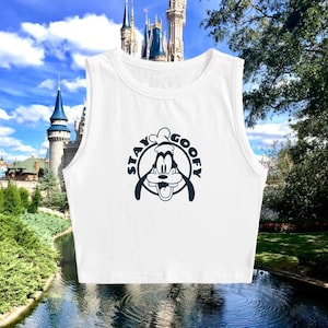 Stay Goofy crop top |  Disney inspired Crop Top | Disney shirt | Goofy shirt |