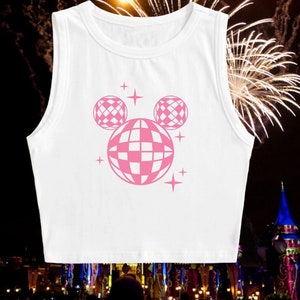 Vintage Disco Era crop top | Disney inspired Crop Top | Disney shirt | Disney vacation | Multi colors available