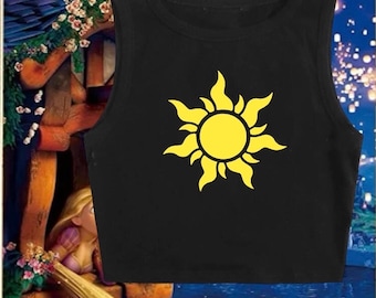 Let your power shine crop top | Disney inspired Crop Top | Tangle crop top | Disney tank | Multi colors available