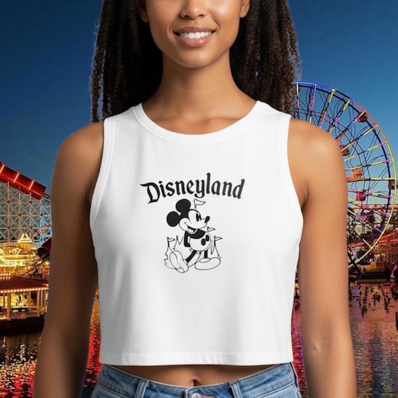 Disneyland Mickey Crop Top | Disney Inspired Crop Top | Mickey