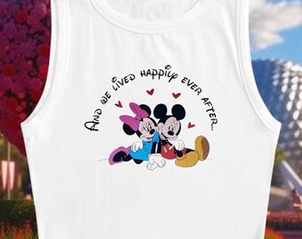 Happily Ever After crop top | Disney inspired Crop Top | Mickey & Minnie crop top | Disney shirt | Disney tank