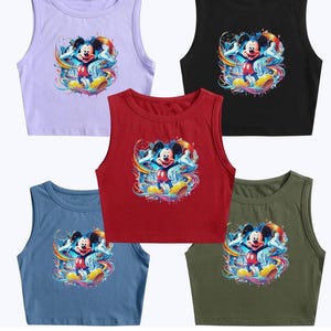 Color Me Happy crop top | Disney inspired Crop Top | Disney shirt | Disney vacation shirt | Multi colors available