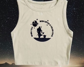 Death Star Wish crop top | Disney Star Wars inspired Crop Top | Star Wars crop top | Disney shirt | Multi colors available