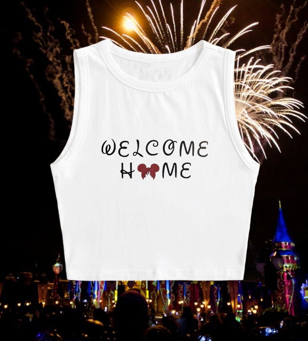 Welcome Home Crop Top | Disney Inspired Crop Top | Disney Shirt ...