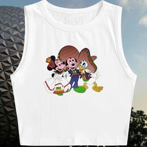 Cinco De Mayo crop top | Disney inspired Crop Top | Mickey & Minnie crop top | Disney shirt | Disney tank