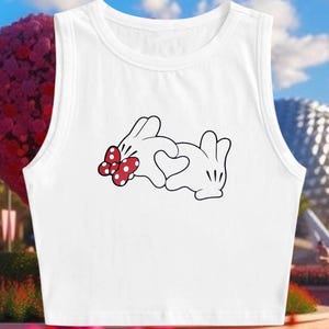 Heart Me crop top | Disney inspired Crop Top | Mickey & Minnie crop top | Disney shirt | Disney tank