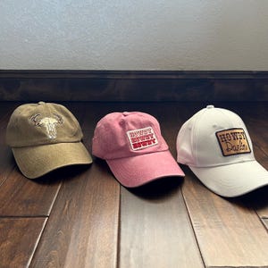 Custom Western Embroidered Patch Hats