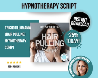 Script d'hypnose - Trichotillomanie (arrachage des cheveux) Script d'hypnose - Pour les hypnothérapeutes - Scripts d'hypnothérapie