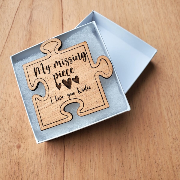 My missing piece trinket valentines gift. Anniversary gift. Birthday gift for her. Birthday gift for him