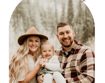 Double sided Christmas card