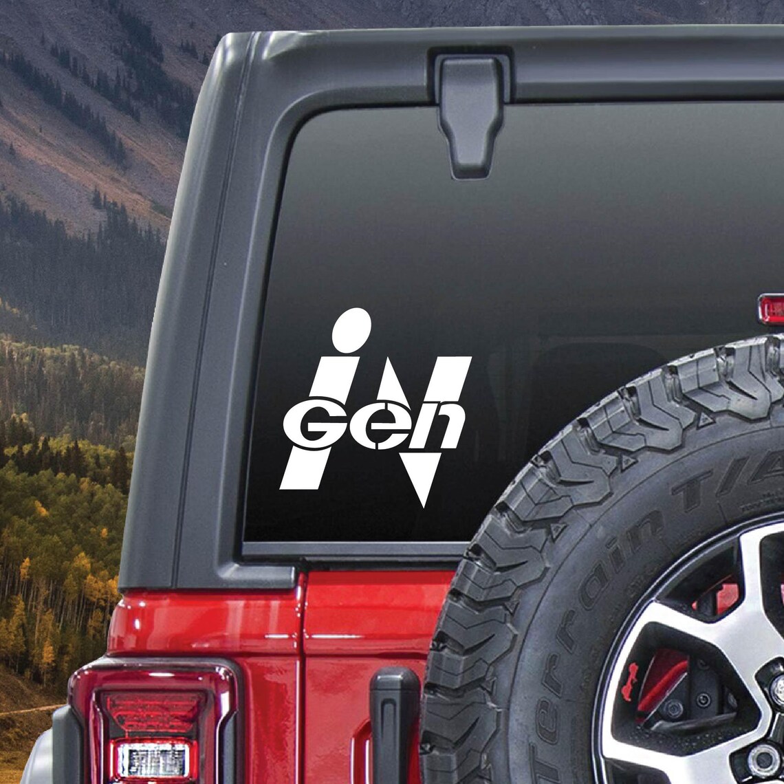 Ingen Jurassic World Compatible for Jeep SUV Truck Car Vehicle Decal ...