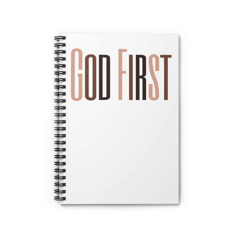 God First Notebook God Notebook Christian Journal Bible Journal Gift ...