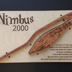 Archivo STL escoba Nimbus 2000, Harry Potter, impresión 3d