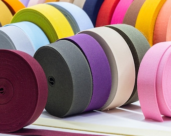 1.2 Inch (30 mm) - Strength Stretch Woven Elastic Band (30+ Colors) - Sandals Elastic - Resistance Woven Band