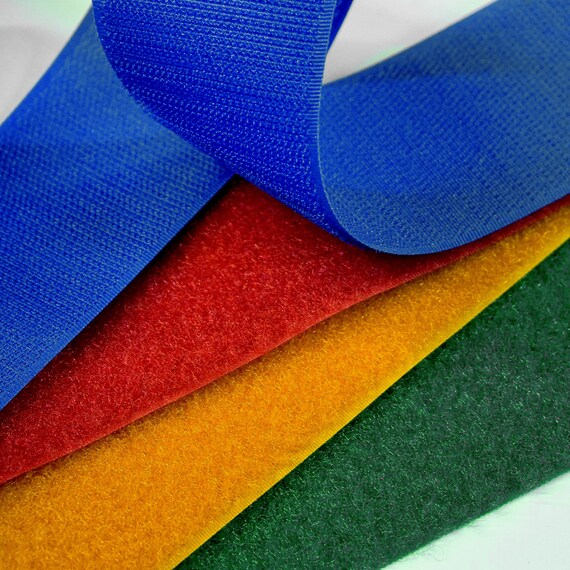 2 Inch 5 Cm Velcro Tape Sewing Wide Velcro Colorful Sew on Hook & Loop 1  Pair Yard 