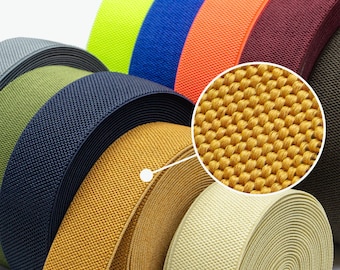 6 cm (6 cm) - Bande élastique tissée en nid d'abeille - Elastique pour bottines chelsea pour enfants - Elastique pour ceinture corset - Elastique de réparation