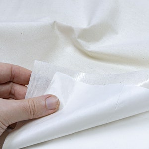 Wärme aktiviertes selbstklebendes Verstärkungsfutter Tuch für Leder - Aufbügeln auf Leinwand Leder Temper Tuch