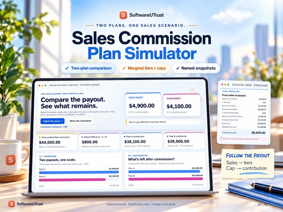 Sales Commission Calculator | Tiered Commission Plan Comparison ...