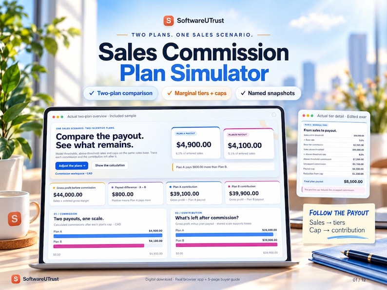 Sales Commission Calculator | Tiered Commission Plan Comparison ...