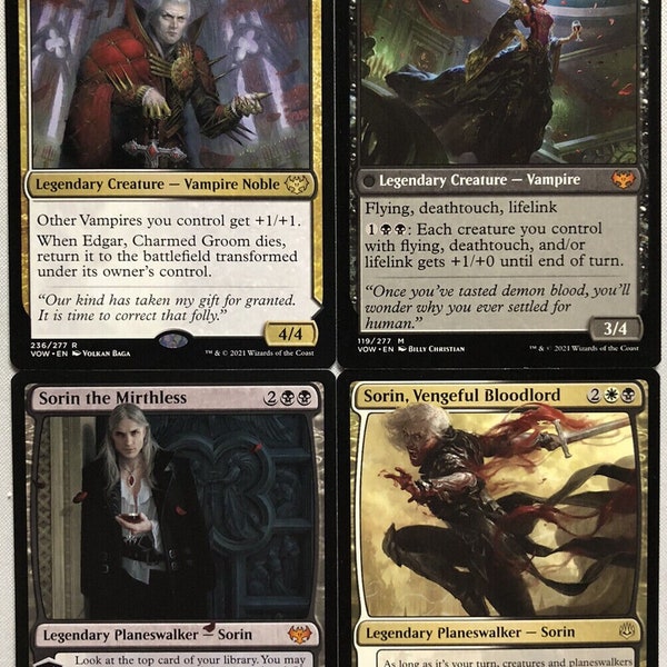 Vampire Deck Box Mtg Etsy