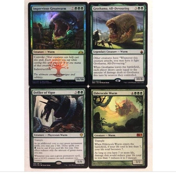 EDH Wurm Deck - Commander MTG Magic the Gathering